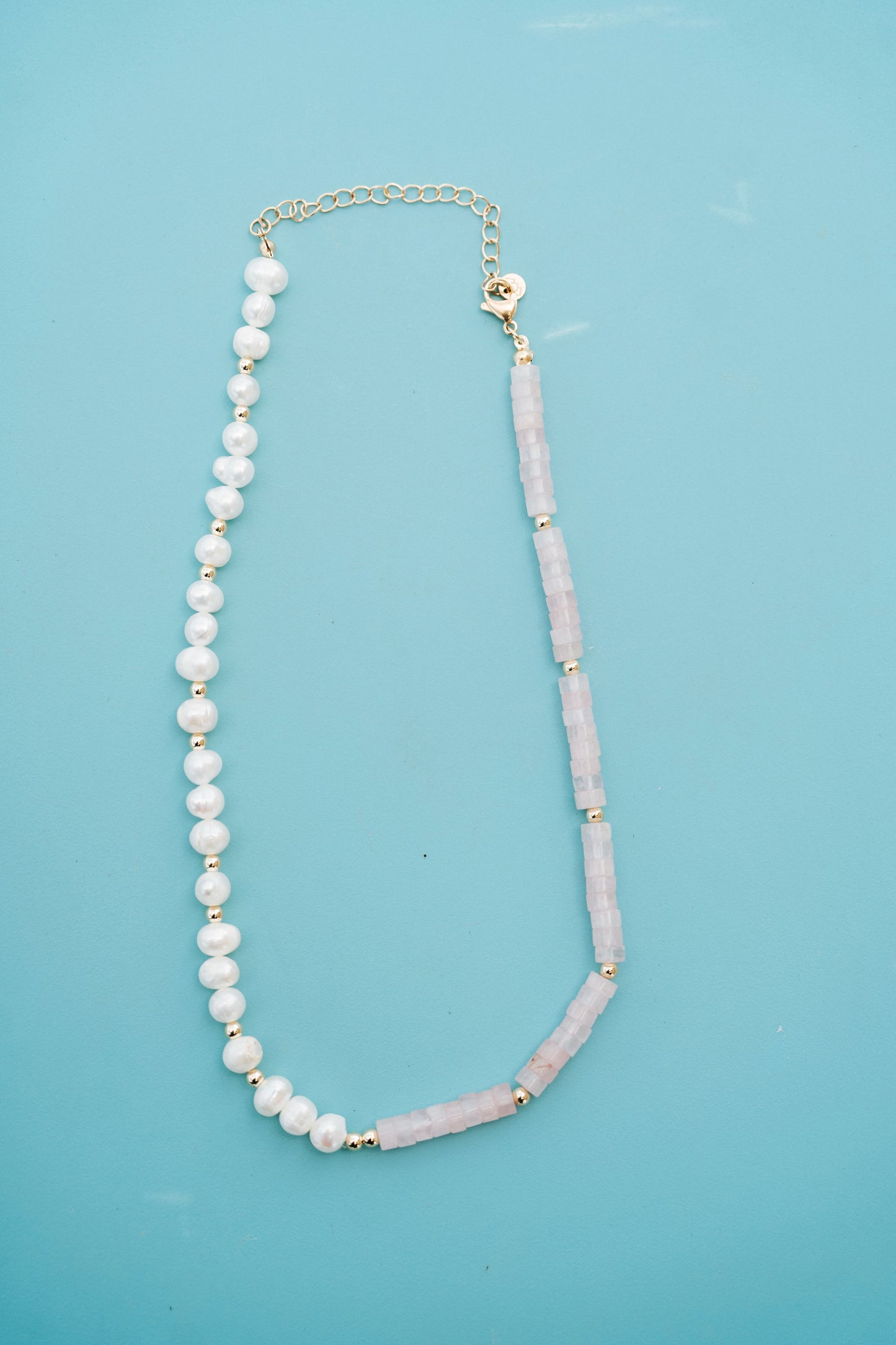 Pretty in Pink Gemstone Necklace