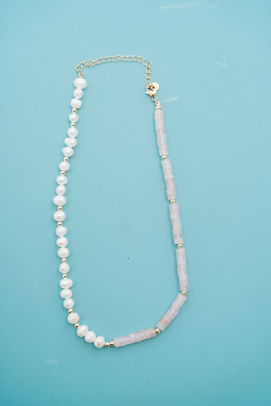 Pretty in Pink Gemstone Necklace