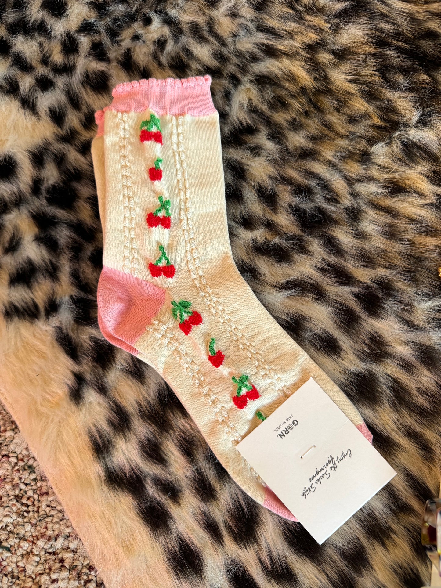 Cherry Sweet Socks