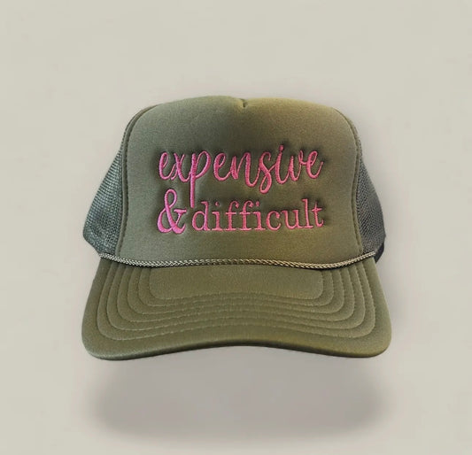 Expensive and Difficult Trucker Hat
