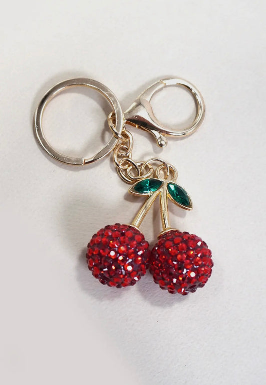 Cherry Keychain Charm