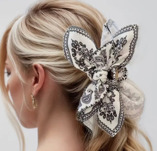Paisley Boho Claw Clip