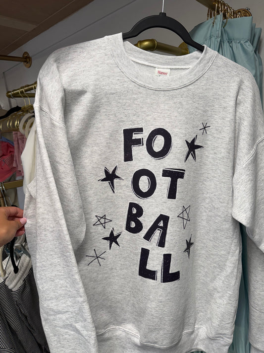 FOOTBALL STAR SWEATSHIRT - ASH