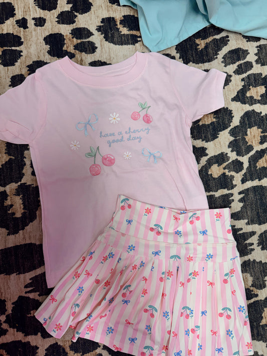 Cherry Good Day T-shirt-Toddler