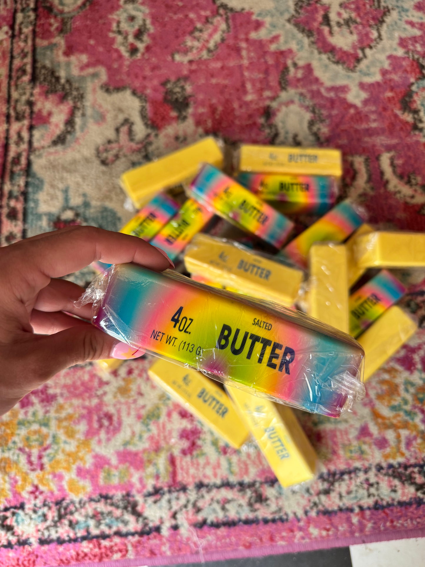 Slow Rise RAINBOW Butter Stick Squishy