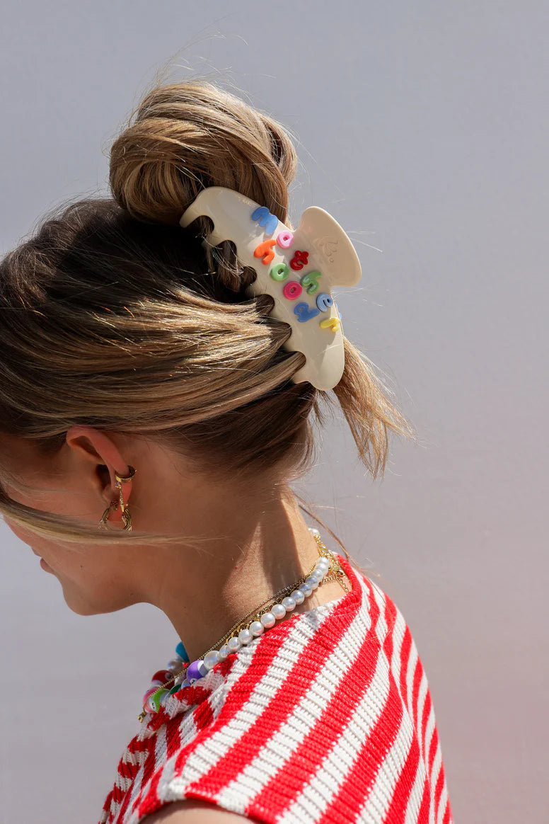 MOTHERHOOD CLAW CLIP- colorful