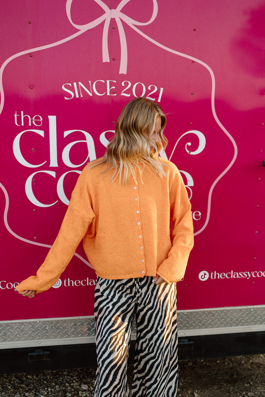 Orange Dream Piper Cardigan