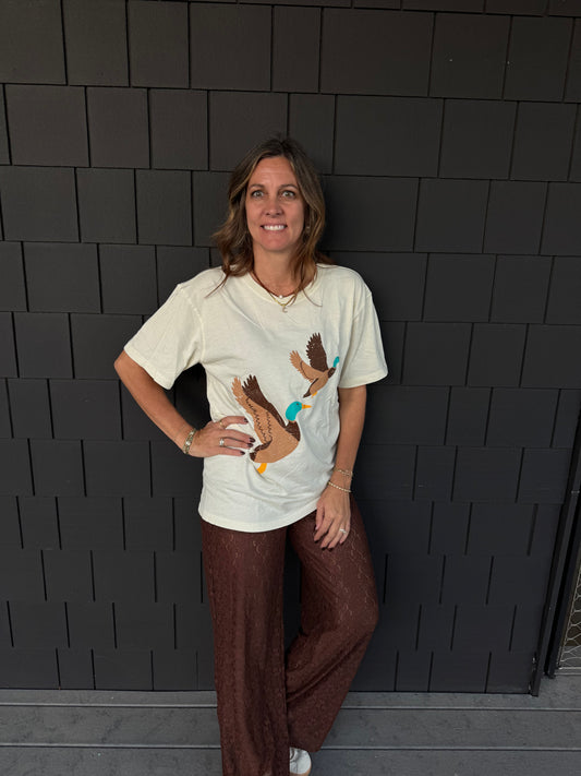 Flying Ducks Vintage Oversized T-shirt