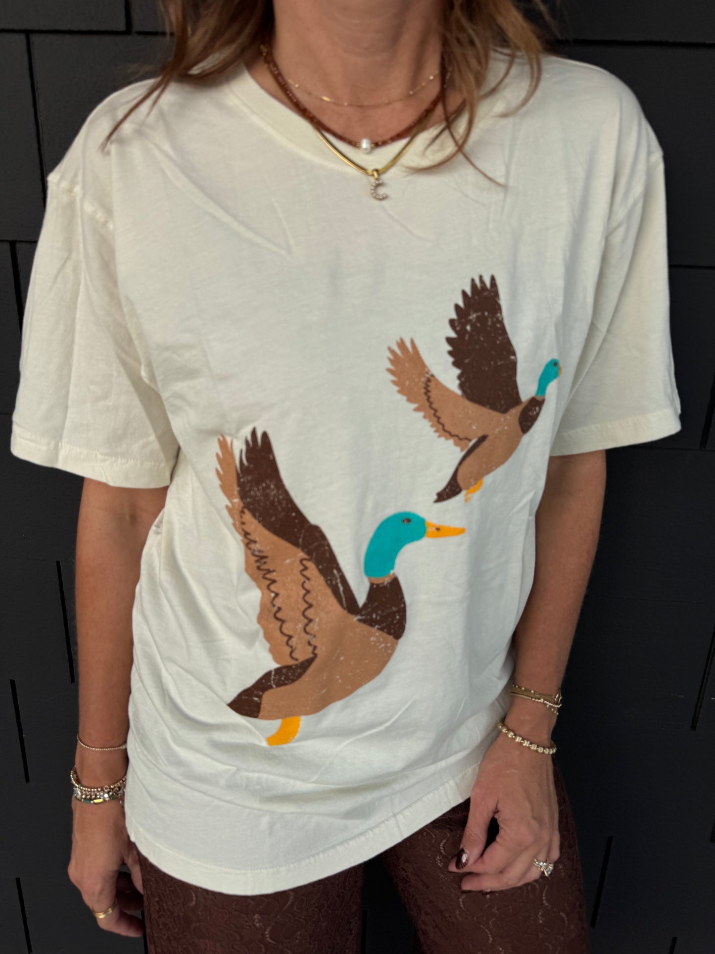 Flying Ducks Vintage Oversized T-shirt